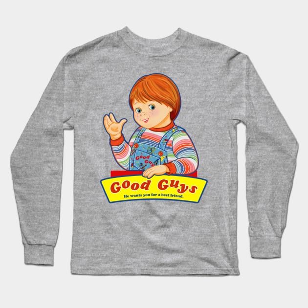 Good Guys - Child's Play - Chucky Long Sleeve T-Shirt by Ryans_ArtPlace